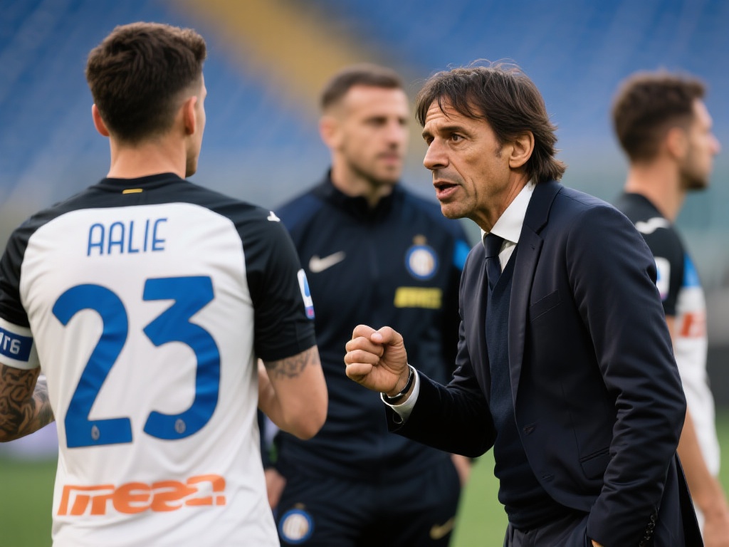 冠军教头孔蒂✨那不勒斯全队激情抛起主帅庆祝夺冠 孔蒂不仅是一个技术能力出众的教练,更是一