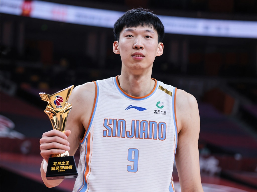 周琦五年后再夺CBA月最佳,本土球员三冠加身 周琦的职业生涯并非一帆风顺,尤其是从海外